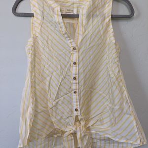 Maeve Tie Front Blouse